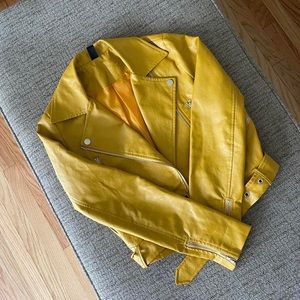 Faux Leather Jacket